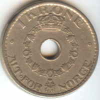 Норвегия 1 крона 1946 год 