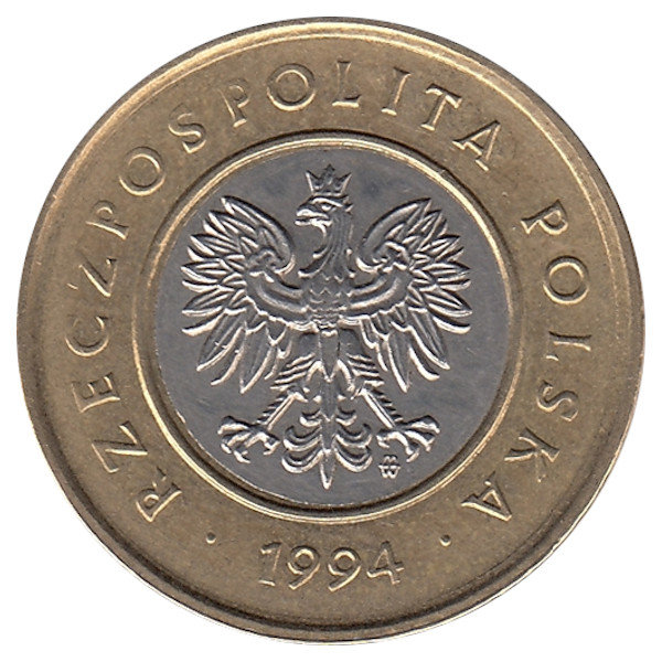 Польша 2 злотых 1994 год