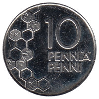 Финляндия 10 пенни 1999 год