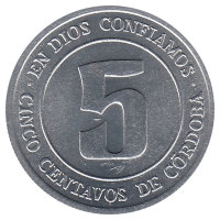 Никарагуа 5 сентаво 1974 год (UNC)