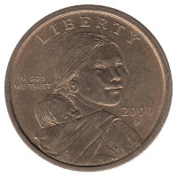 США  1 доллар  2000 год (P)