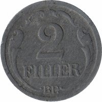 Венгрия 2 филлера 1943 год