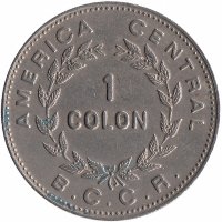 Коста-Рика 1 колон 1975 год