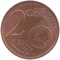 Австрия 2 евроцента 2010 год