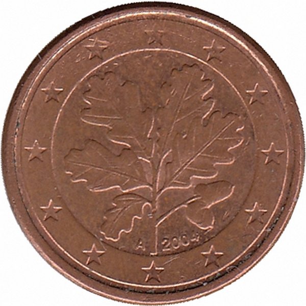 Германия 1 евроцент 2004 год (A)