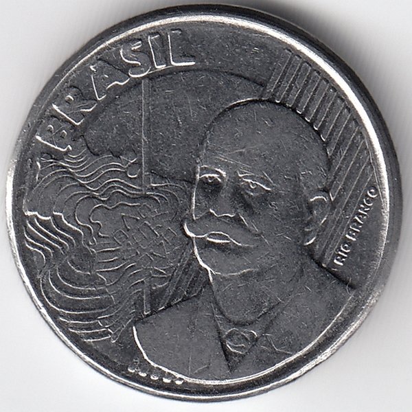 Бразилия 50 сентаво 2002 год