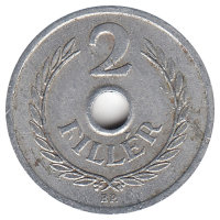 Венгрия 2 филлера 1960 год