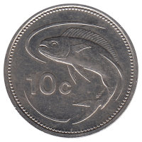 Мальта 10 центов 1991 год
