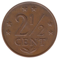 Нидерландские Антильские острова 2 1/2 цента 1971 год