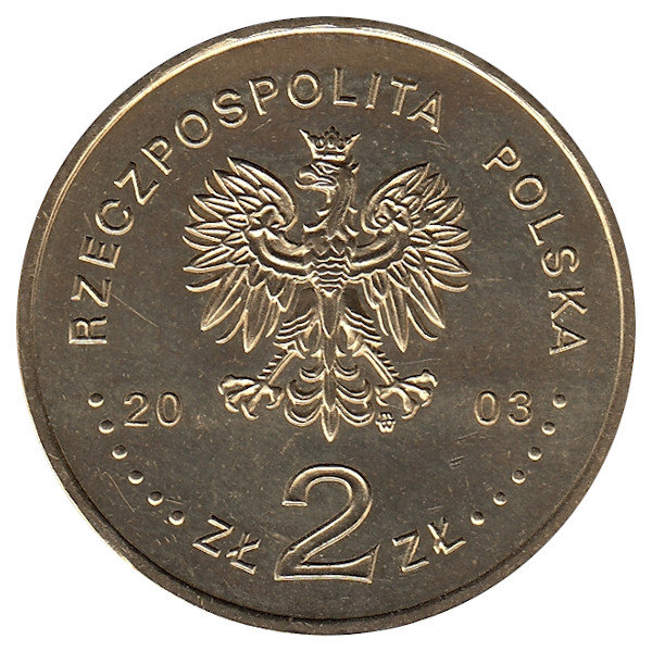 Польша 2 злотых 2003 год