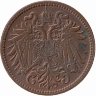 Австро-Венгерская империя 2 геллера 1912 год