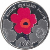 Финляндия 10 евро 2012 год (Арми Ратиа)