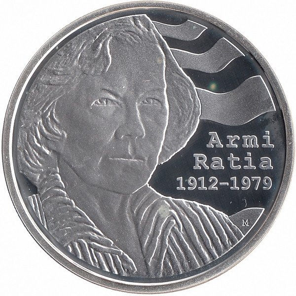 Финляндия 10 евро 2012 год (Арми Ратиа)