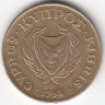 Кипр 2 цента 1983 год