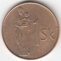 Словакия 1 крона 1993 год