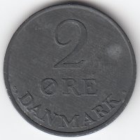 Дания 2 эре 1958 год