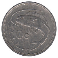 Мальта 10 центов 1995 год
