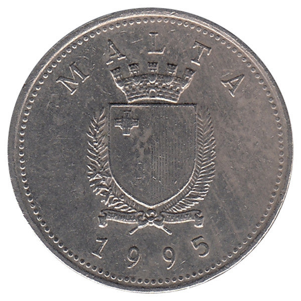 Мальта 10 центов 1995 год
