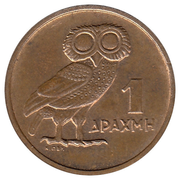 Греция 1 драхма 1973 год