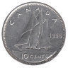 Канада 10 центов 1956 год