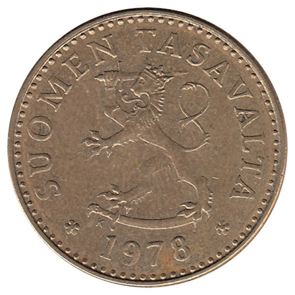 Финляндия 10 пенни 1978 год
