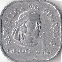 Филиппины 1 сентимо 1975 год 