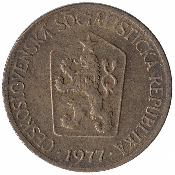 Чехословакия 1 крона 1977 год