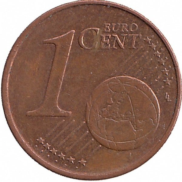 Германия 1 евроцент 2009 год (A)