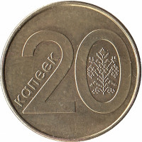 Беларусь 20 копеек 2009 год