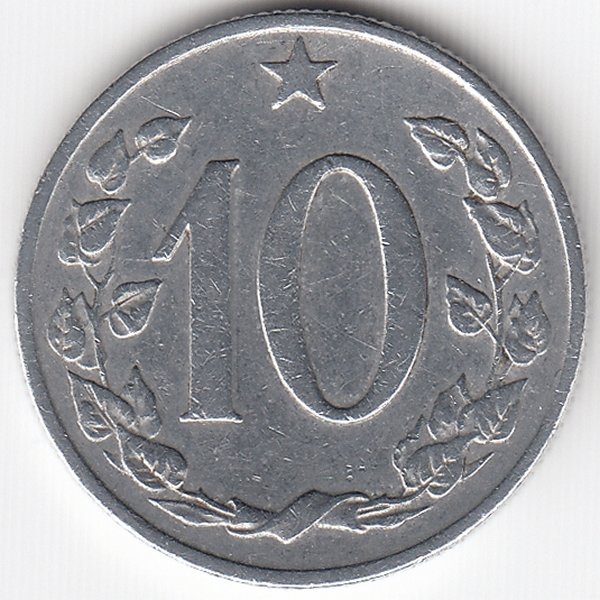 Чехословакия 10 геллеров 1961 год