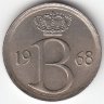 Бельгия (Belgique) 25 сантимов 1968 год