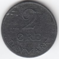 Дания 2 эре 1960 год