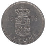Дания 1 крона 1976 год