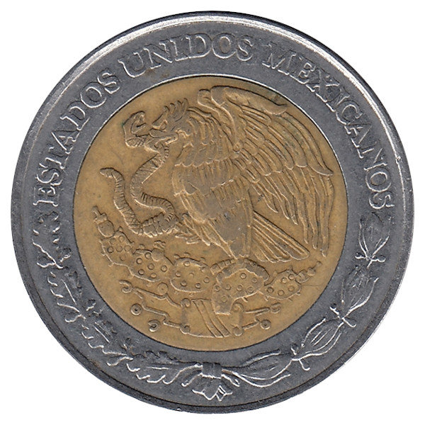 Мексика 5 песо 1993 год