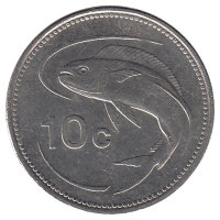 Мальта 10 центов 1998 год