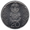 Новая Зеландия 20 центов 2006 год 