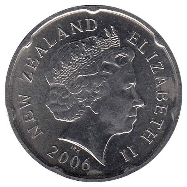 Новая Зеландия 20 центов 2006 год 
