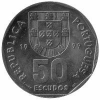 Португалия 50 эскудо 1999 год (UNC)