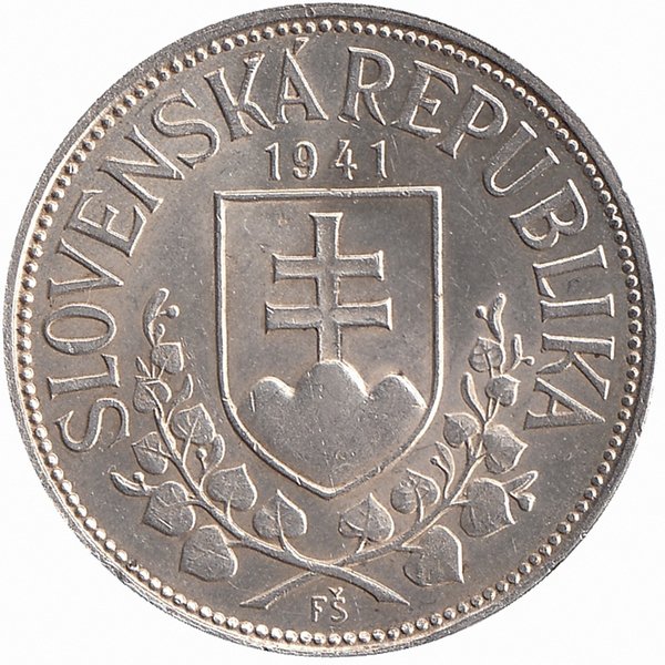 Словакия 20 крон 1941 год