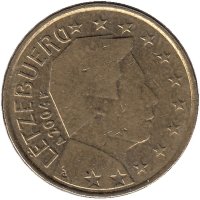 Люксембург 10 евроцентов 2004 год