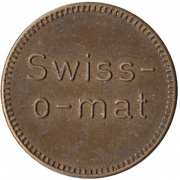 Жетон кофейный «Swiss-o-mat» Швейцария