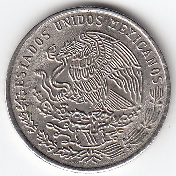 Мексика 20 сентаво 1982 год