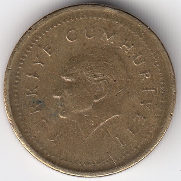 Турция 5 000 лир 1996 год