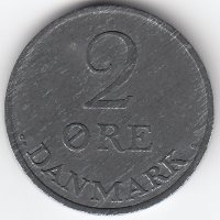 Дания 2 эре 1965 год