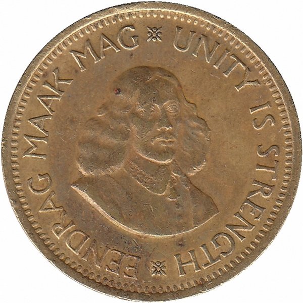 ЮАР 1/2 цента 1962 год