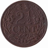 Кюрасао 2 ½ цента 1944 год