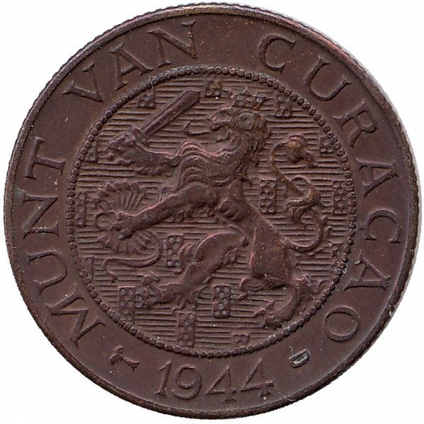 Кюрасао 2 ½ цента 1944 год