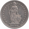 Швейцария 1 франк 1985 год