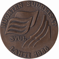 Финляндия спортивная медаль (знак) «SVUL» 1986 год