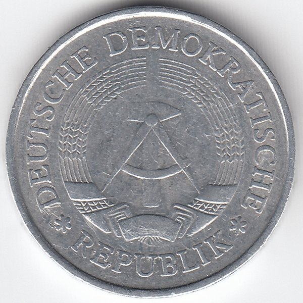 ГДР 1 марка 1973 год